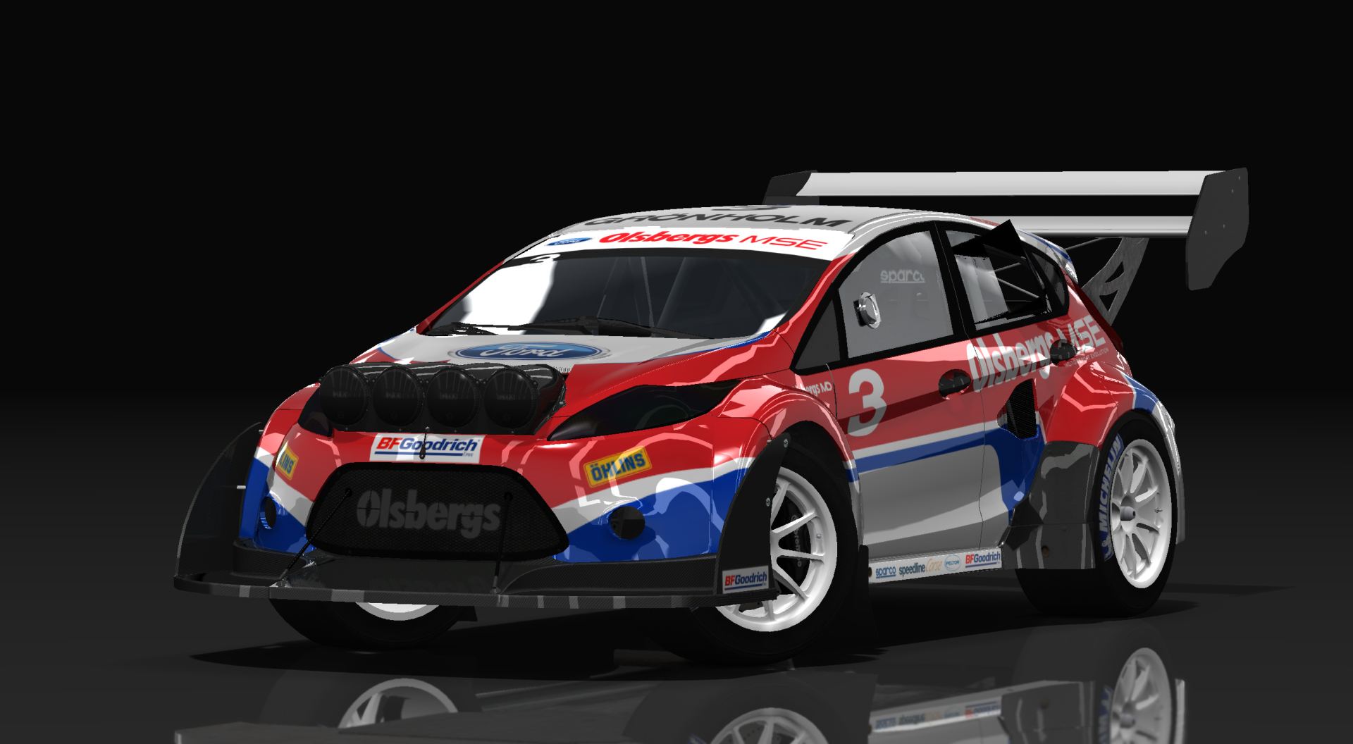 Olsbergs MSE Ford Fiesta mk7 PikesPeak