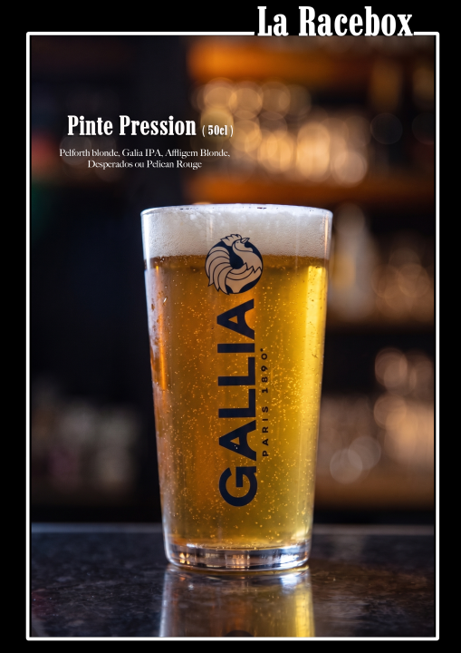 Pinte Pression 50cl, Pelforth Blonde, Desperados, Galia IPA, Pelican Rouge et Affligem Blonde